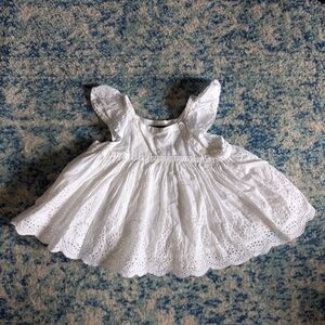 GAP Baby White Eyelet Dress